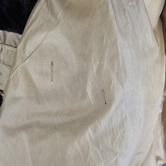 Vintage Makaveli Branded Tupac RARE Beige Puffer Jacket 14/16 Fits Sz Small Y2K - Picture 11 of 16